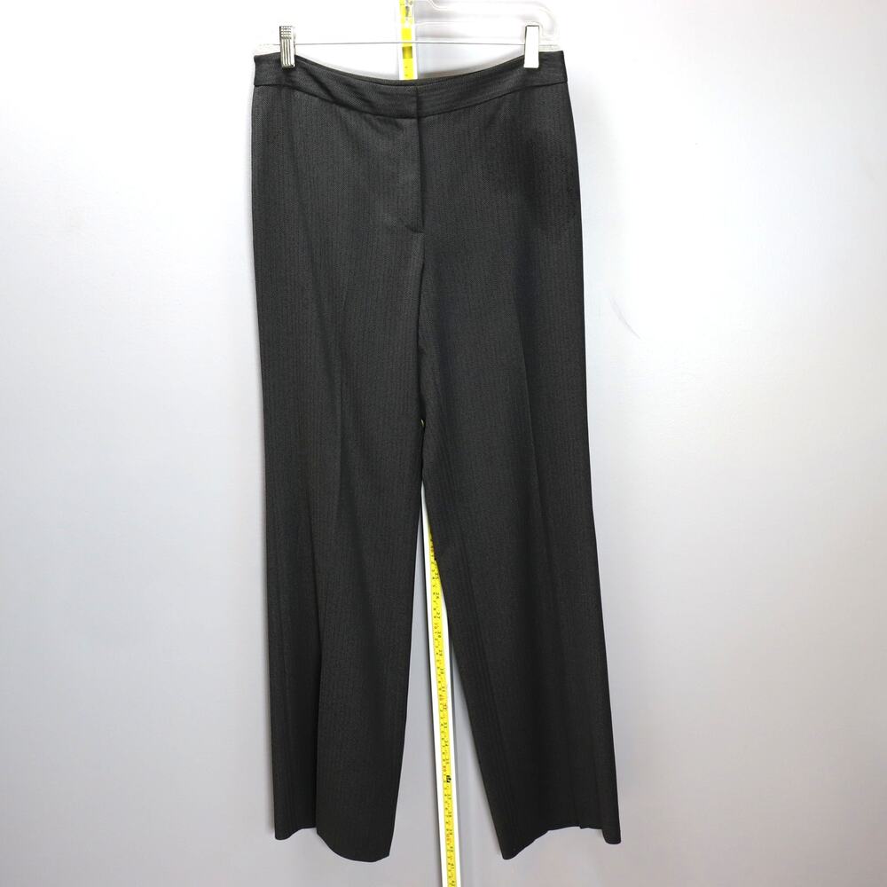Ann Taylor Petites Dark Gray Herringbone Dress Pants‎ Petite Career Slacks
